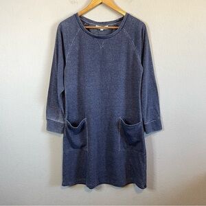 Adyson Parker Blue Super Soft Casual Crewneck Dress Size Medium